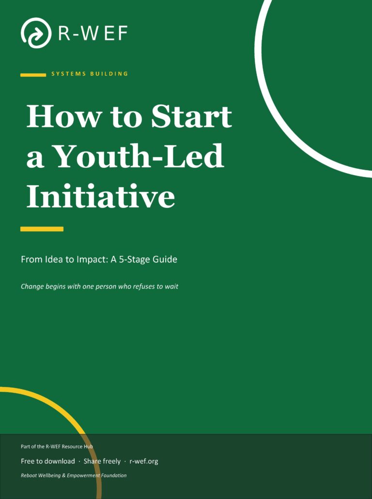 R-WEF Youth-Led Initiative Resource